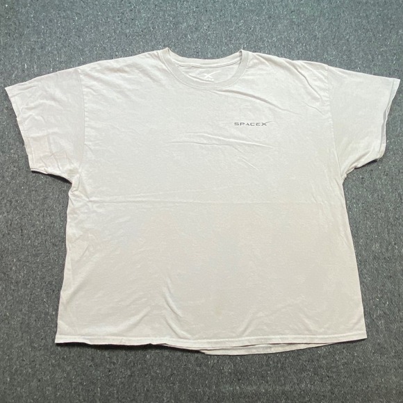 SpaceX Falcon Heavy TShirt Sz 3X Mens Gray Tech Streetwear FH Logo Graphic‎ Tee